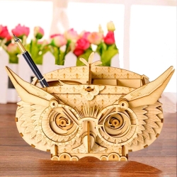 Puzzle 3D - Organizer Sowa